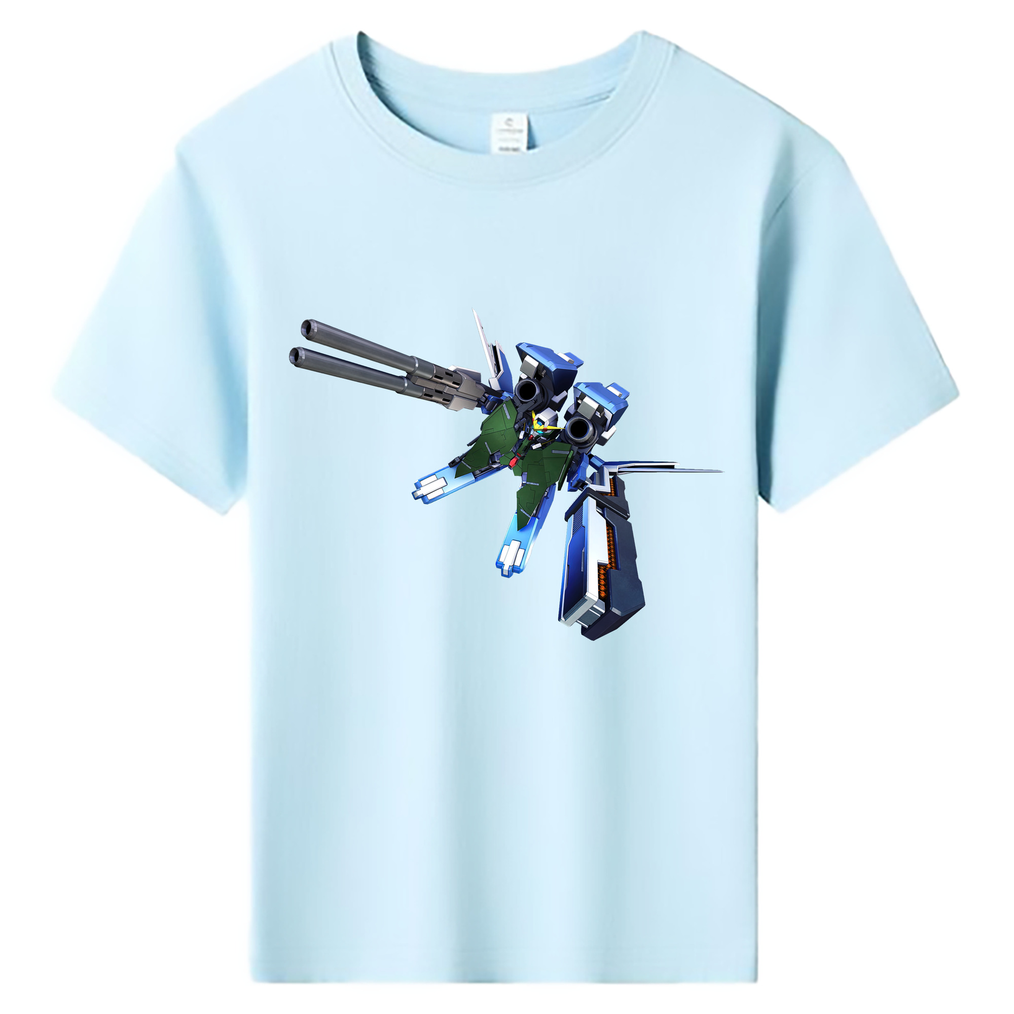 （画像用） 機動戦士ガンダム Mobile Suit Gundam 綿100％キッズTシャツ（フロントプリント）